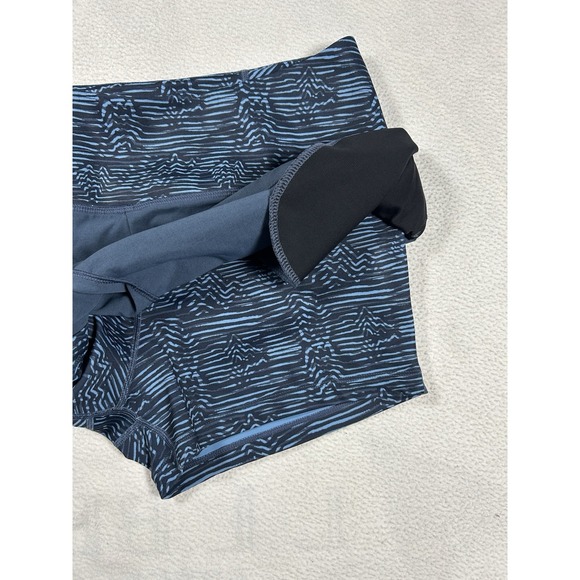 Mountain Hardwear Shorts Womens Medium Blue Lined Yoga Gym Running Outdoors - Picture 3 of 6